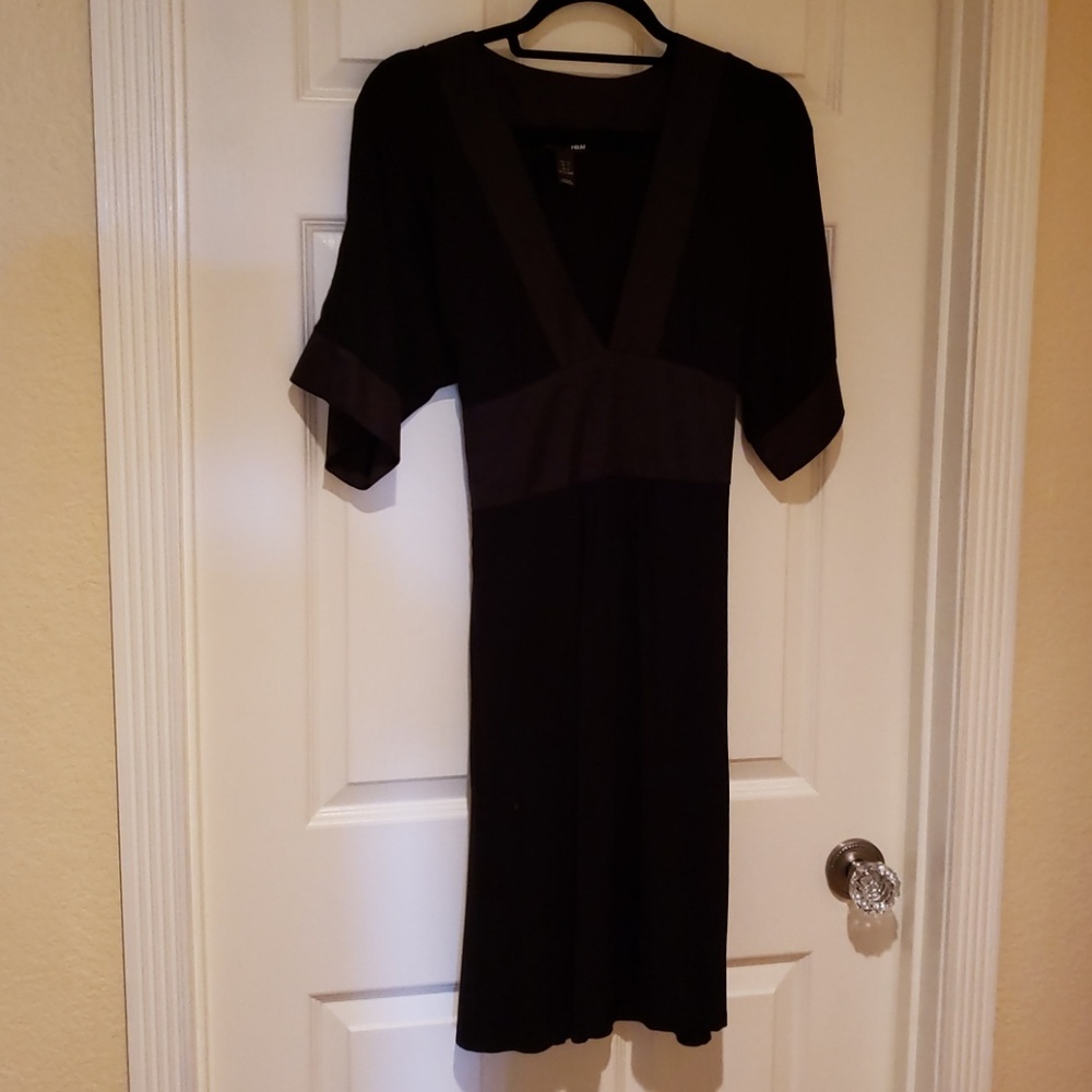 Black kimono style dress